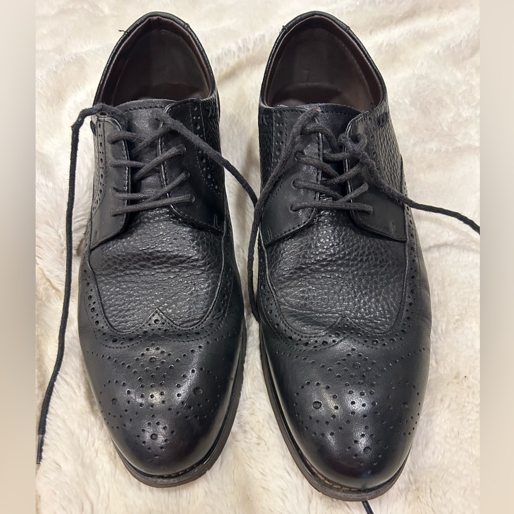 LA Milano. Black. Size out. Wingtips. Men’s dress shoes